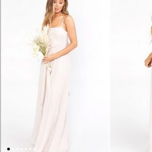 Show Me Your Mumu Lauren Tie Back Maxi Dress Size Small Show me the ring crisp